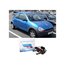 Ford Ka Led Xenon Uzun + Kısa Far Ampulü H4 Ultimate 9500 Lumens Yeni Seri Beyaz 1997+