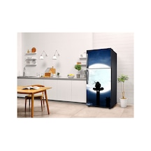 Ay Ve İnsan Silüeti Buzdolabı Kaplama Sticker Kendinden Yapışkanlı Folyo 75x200 Cm