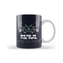 Were In The Pipe Five By Five Aliens Kupa Bardak Porselen Karışık