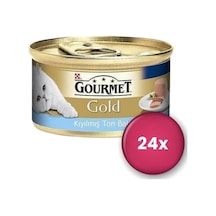 Gourmet Gold Kıyılmış Ton Balıklı Yetişkin Kedi Konservesi 24 X 85 Gr