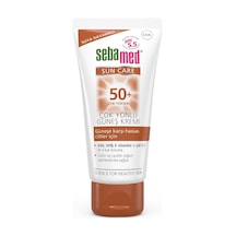 Sun Care Spf 50+ Uva/uvb Filtresi Ve E Vitamini Üçlü Yüksek Koruma Çok Yönlü Güneş Kremi 50 Ml