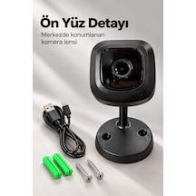 Wifi Güvenlik Kamerası Telefondan Canlı Görüntü İzleme - Lisinya Siyah