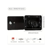 Xuweiwei Güvenli Kilitlenebilir Karavan Su Dolum Ünitesi Sfwh2 193 164 02 Kare Yerçekimi Beslemeli Giriş Hortumlu Harici Genişleme Uyumlu Araba Modifikasyon Aksesuarı