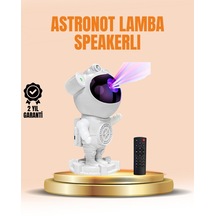 Bluetooth Ve Dahili Ses Özellikli Astronot Projeksiyon Lambası