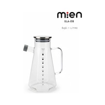 Mien 1 Lt Metal Kapaklı Cam Yağdanlık Şeffaf