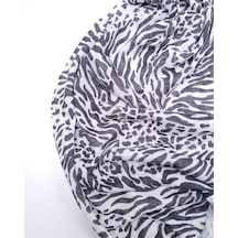 Siyah Beyaz Zebra Desende İncecik Tiril Tiril Triko Örme Kumaş Hırkalık & Kazaklık En: 150cm-12434 Siyah,beyaz