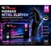 Pudrasız Eldiven I Nitril Eldiven I Hasta Bakım Eldiveni I Muayene Eldiveni I Lateksiz Eldiven 5 Adet