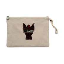 Ihsahn The Adversary Krem  Clutch Astarlı Cüzdan / El Çantası Krem