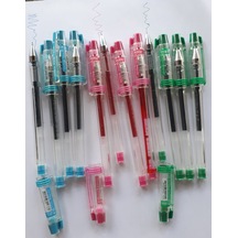 Tükenmez Jel Kalem 0.3 Mm Mavi 4 Pembe 4 Yeşil 4 12 Adetli Ktt