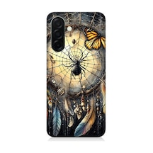Samsung Galaxy A56 Uyumlu Karanlıkta Parlayan Tüyler Desenli Silikon Kılıf Çok Renkli