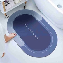 Süper Su Emici Kaymaz Tabanlı Banyo Paspası 40 X 60 Cm Çok Renkli