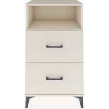 Hyperion Komodin Tek Raflı 2 Çekmeceli 60x44x106 Aytaşı-aytaşı Aytaşı