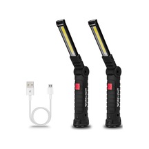 Xiyyadms 360 Dönebilen Manyetik Usb Şarjlı Cob Çalışma Lambası - Kamp, Araç Tamiri, Acil Durumlar İçin Çok Renkli