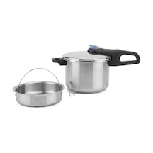 Tefal Secure Trendy Buhar Apartlı Düdüklü Tencere 6 L P2580701 Çok Renkli