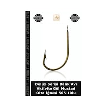 Delux Serisi Balık Avı Aktivite Göl Mustad Olta İğnesi 505 10lu No:5-0