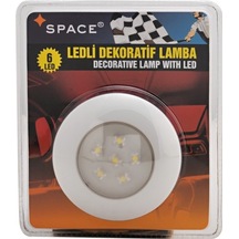Ledli Dekoratif Tavan Lambası 6led Yuvarlak 24v /laak120-1-24
