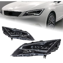Seat Leon 2014-2015-2016 5f Halojen Uyumlu Ledli Ön Far