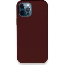 Newface Apple İphone 12 Pro Kılıf Lansman Legant Silikon - Bordo