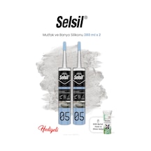 2 X 280 Ml Mutfak Ve Banyo Silikonu Ve Rosie