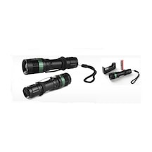 Power Style 500 Lumen 600 Metre Işık Uzantılı Zoomlu Şarjlı El Feneri 6109 Lisinya Çok Renkli