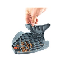 Sones Evcil Hayvan Kedileri Ve Köpekleri Silikon Yavaş Yemek Matı Boğulma Önleyici Kase