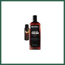 Bezos Brickell Şampuan Erkek 237 Ml Saçsakal Anti-beyaz + L.kamasutra Erotikmasaj Yağı 60 Ml Bzs01