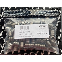 M10X1.5-1.5 Helicoil Yay V-Coıl Germany 100 Adet