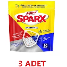 Asperox Sparx Bulaşık Makinesi Deterjanı 3 x 30 Tablet