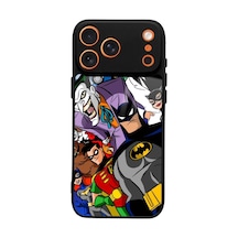 Apple Uyumlu iPhone 17 Pro Max Dc Comics Tasarımlı Glossy Telefon Kılıfı Çok Renkli
