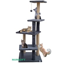Nursoft Premium Çok Katlı Uzun Büyük Boy Kedi Koltuk Tırmalama Koruyucu Tırmalama Tahtası