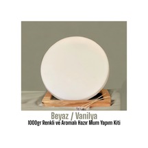 Tabsecret Candle 1kg Renkli-aromalı Mum Yapım Kiti Beyaz-vanilya