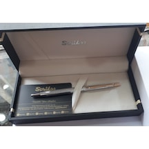 Tükenmez Kalem İce Gövde Scrikss 711 W Gold Krom Altın - Krom