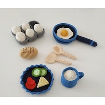 Sağlıklı Kahvaltı Seti Amigurumi Organik Oyuncak
