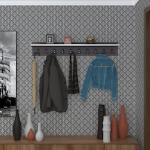 Kenzlife Elbise Askılığı Askılık Vettini Gri 20 120 12 Siyah 10 Adet Askı Portmanto Diğer