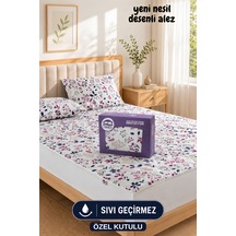 Morena Desenli Sıvı Geçirmez Kapitone Fitted Alez Ve Yastık Kılıfı Seti Özel Kutulu Gönderim Çok Renkli