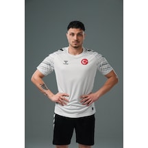 Hummel Milli Takım Line Antrenman Tişört Beyaz