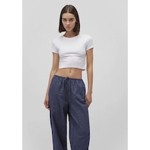 Mavi Basic Tişört Beyaz Kadın T-shirt M1600814-620 Beyaz