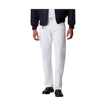 Calvin Klein Stndrd Strght Chalk, Asn Beyaz Erkek Kot Pantolon