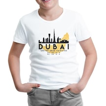 Dubai - City Beyaz Çocuk Tshirt