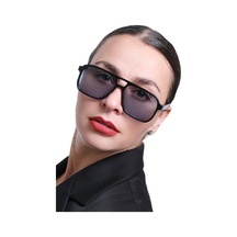 Görüşbaz Pilook Unisex Güneş Gözlüğü Uv400 Koruma Retro Model Gülen Gözler Serisi Siyah