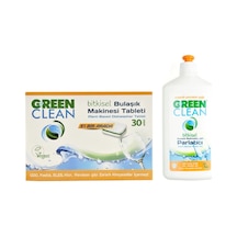 U Green Clean Bitkisel Bulaşık Makinesi Deterjanı 30 Tablet + Parlatıcı