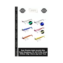 Özel Üretim Hobi Avcılık Olta Yemi Hayabusa Fs 443 Frilly Shad Silikon 20gr Shore Jig Suni Yem