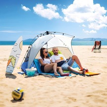 Mobihome Mh-205565-mv Otomatik Plaj Çadırı Mavi