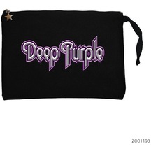 Deep Purple Siyah Clutch Astarlı Cüzdan / El Çantası