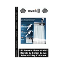 360 Derece Döner Musluk Başlığı Ev Gereci Banyo Düzeni Kolay Kullanım Çok Renkli