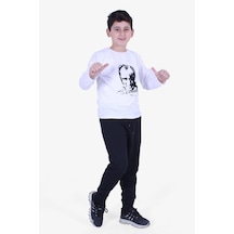 Fyk Kids Atatürk Baskılı Uzun Kollu Alt-üst Çocuk Takım Çok Renkli