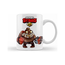 Brawl Stars Mecha Spike Kupa Bardak Porselen No28294 Karışık