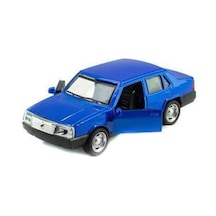 1/32 Ölçek Tofaş Şahin Metal Araba Sesli Işıklı 13 Cm Mavi