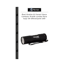 Özel Üretim El Feneri Gece Lambası Pratik Lamba Para Işığı Uv Ultraviyole Led Çok renkli