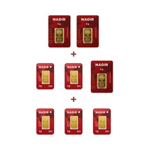 Nadir Gold 24 Ayar 20 Gram Külçe Altın 3 Adet 5 Gram Külçe Altın + 5 Adet 1 Gram Külçe Altın